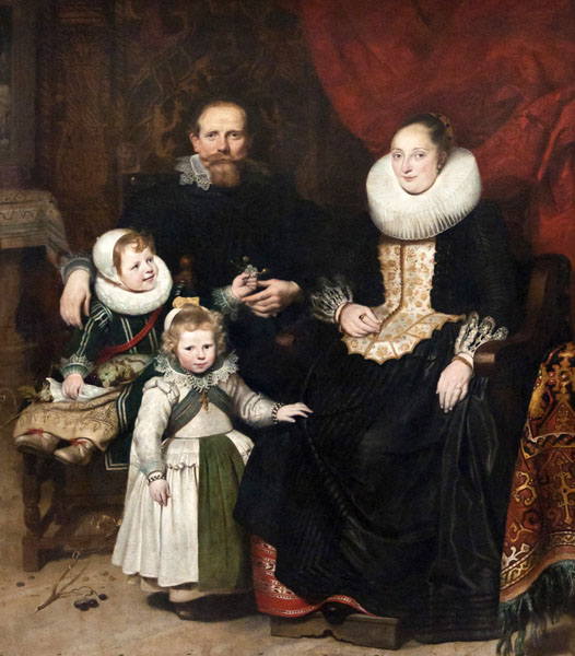 self portrait of the artist and his family
